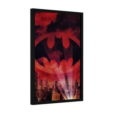 Imagem de Quadro decorativo - batsinal batman - dc comics - Cultture, 40x26,6cm,