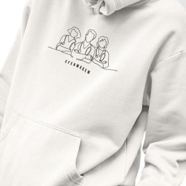 Imagem de Blusa Moletom Masculino Estampado Enfermagem em Algodão Fio 30.1 Pente