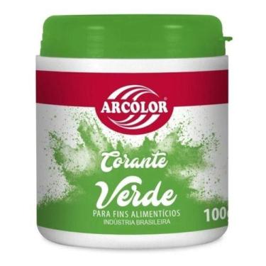 Imagem de Corante Verde Em Pó 100g Arcolor