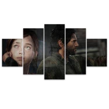 Imagem de Quadro Decorativo Mosaico MDF The Last of Us Ellie e Joel Carro - EMPI
