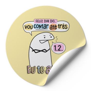 Imagem de 120 Etiquetas Adesivos Redondos Meme Bentô Feliz Dias Das Mães Vou Con