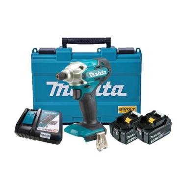Imagem de Parafusadeira De Impacto A Bateria 18V DTD156RTE Makita Biv