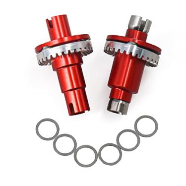 Imagem de Abendor 2 peças diferenciais de eixos sólidos dianteiros unidirecionais e traseiros para peças de atualização de carro Wltoys K969 K989 P929 Mini-Z AWD AMZ Mini-Q IW04 RC Drift Car Upgrade Parts
