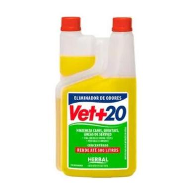 Imagem de Eliminador de Odores Vet+20 Concentrado 1 Litro Higienizador - Vet + 2