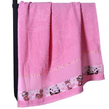 Imagem de Kit 4 Toalha De Rosto Infantil Toalhinha de Boca Mão Bebe Menina Menin