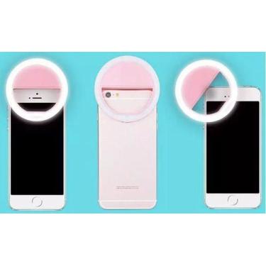 Imagem de Clipe Anel Led Flash Selfie 3 Níveis De Luz Celular Noteboo - Não Info