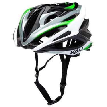 Imagem de Capacete Kali Phenom Wave, Preto, Verde, P/M