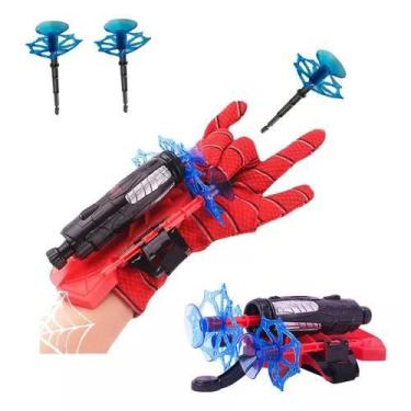 Imagem de Brinquedo Homem Aranha Com Luva Lançador e Com 2 Dardos Com Ventosa - 