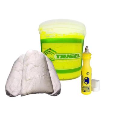 Imagem de Estopa de Algodão 2Kg, Marcador Industrial & Polymix Desengraxante Ver