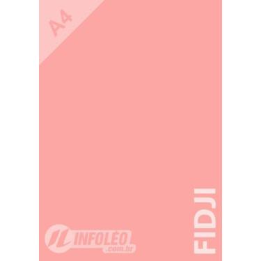 Imagem de Papel Color Plus A4 180 gramas Fidji (Rosa Chá), 50 Folhas
