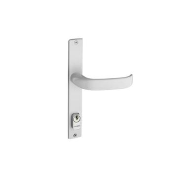 Imagem de Fechadura porta aluminio pado 661 magnum branca perfil estreito ferro 