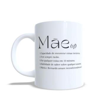 Imagem de Xícara Porcelana Personalizada - "MÃE - DEFINIÇÃO" - Fonte da vida