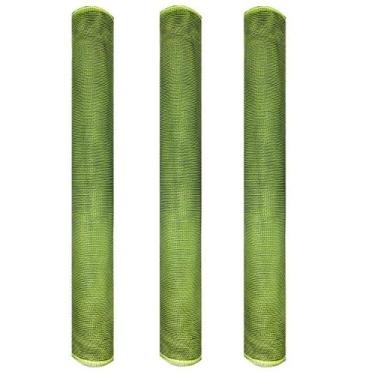 Imagem de Kit Tela Decorativa Natal Fita Gigante 52cm x 5 metros Verde 3 Peças -