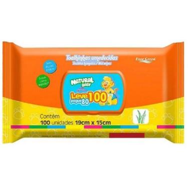 Imagem de Toalha Umedecida Natural Baby 100 unid - Ever Green