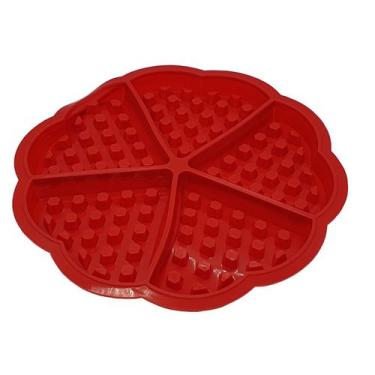 Imagem de Forma De Silicone Antiaderente Para Waffles Com 5 Cavidades - CLINCK, 