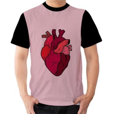 Imagem de Camiseta Camisa Ads  Coração Vermelho Amor Dia dos Namorados 1 - Fabri