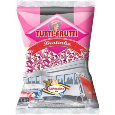 Imagem de Bala Mastigável Tutti-Frutti Brotinho 600g -  Santa Rita - Balas Santa