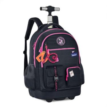 Imagem de Mochila c/ rodinha lu24634 (luluca) - Clio Style, Preto