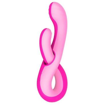 Imagem de Medusa Vibrador Duplo Flexível 2 Em 1 Estimulo Clitóris Ponto G ou Dup