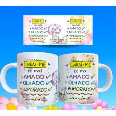 Imagem de Caneca gospel frases religiosas versículos bíblicos motivacionais 57 -