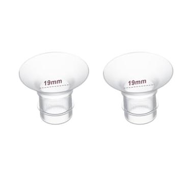 Imagem de JIMOWANG Inserções de Flange 19 Mm 2 Peças, Compatível com O Copo de Bomba Tira-Leite Vestível Momcozy S12 Pro/S9 Pro/S12/S9, Adequado para Escudos/Flanges Medela/Spectra/Elvie/Willow/Tsrete de 24 Mm,