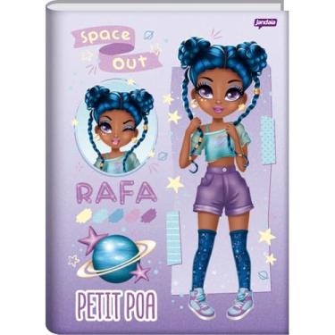 Imagem de Kit de Cadernos Brochurão, Capa Dura, Petit Poa, 80 Folhas, Embalagem com 5 Unidades, Jandaia