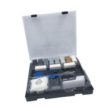Imagem de Generic Conjunto de reparo de piso de em pvc, removedor de chips, caneta profissional multifuncional de alta eficiência, conjunto de blocos de cera para