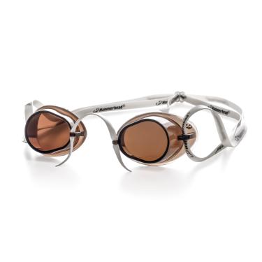 Imagem de Óculos para Natação Swedish Pro, Hammerhead, Adulto Unissex, Marrom/Transparente