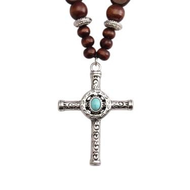 Imagem de Bjesinmo Colar de libélula para mulheres, pingente boho longo, hippie, gargantilha boêmia, em camadas, corda de couro, turquesa, joias presentes, Couro sintético, Sem Pedra Preciosa