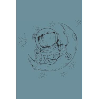 Imagem de Astronaut Notebook: Spirit Mountain Blue Matte Finish Lined Journal, 120 Pages, 6 x 9, Gift For Thinkers, List Makers and Doers (Astronaut Journal)