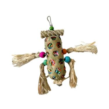 Imagem de Ｂｅｓｇａ Brinquedo para pássaros, brinquedo para mastigar, gaiola suspensa, brinquedo para papagaios cinza africanos, tentilhões, pequenos periquitos
