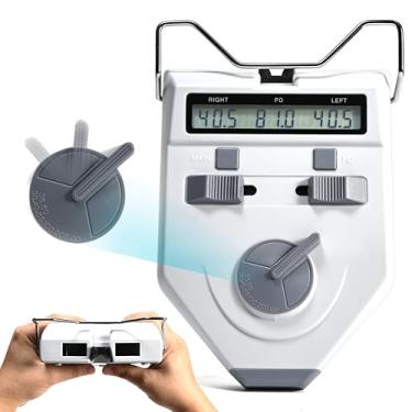 Imagem de Lumirio Pupilômetro Digital Óptico, Medidores de Pd - Medidor de Pupila Óptica com Display Lcd, Distância Pupilar de 45-82 Mm, Precisão Ajustável de 0,1-0,5 Mm