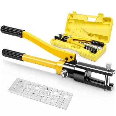 Imagem de Ferramentas Hidráulicas, Alicate Hidráulico Prensa, Alicate Hidráulico para Prensa Terminal, Alicate Crimpador, Alicate Crimpador Terminal Tubular, Alicate de Crimpar, Alicate Hidráulico Manual
