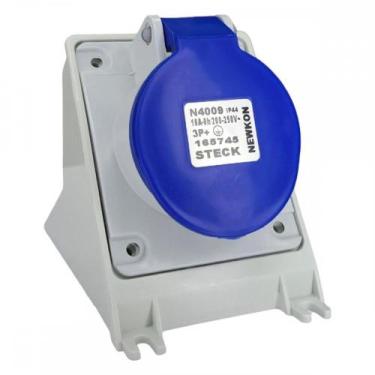 Imagem de Tomada Industrial Sobrepor Steck Newkon 3 Polos+Terra 200V. A 250V. 16