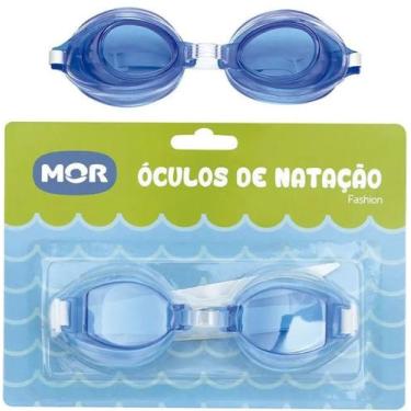 Imagem de Óculos De Natação Infantil Fashion Mor - Praia Piscina Mar, Azul