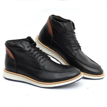 Imagem de Bota Coturno Casual Masculino Moc boots Elite Couro Premium-Masculino