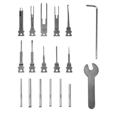 Imagem de JRready JRconDRK00B16-01 Pontas de substituição para ferramenta de remoção de pinos – 16 peças de pontas para conectores Harting AMP TE Molex Deutsch JST, compatíveis com aplicações industriais de