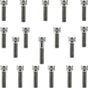 Imagem de Kit parafusos inox tampa motor lateral esquerda+direita RD135 RD135Z 1