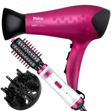 Imagem de Secador De Cabelo Philco Profissional 2200w Ions Ar Quente Frio Stilo 