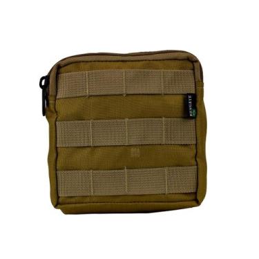 Imagem de Bolso Modular Tático Multiuso 15x15cm - RESGATE MILITARIA, Coyote