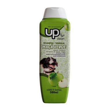 Imagem de Shampoo Tropical Up Clean Cachorro Gato Pet Perfumado, Maça Verde
