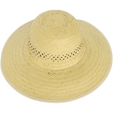 Imagem de Chapéu De Palha Tradicional Ventilado Caipira Pescador - Genérico, Beg