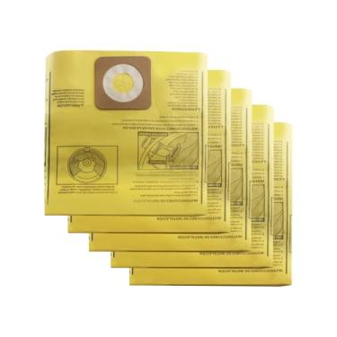 Imagem de Pacote com 5 sacos 39970 Shop Vac para aspirador de pó Craftman de 6 e 9 galões, peça de reposição CMXZVBE39970 sacos de pó de coleção fina