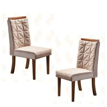 Imagem de Cadeiras Para Mesa De Jantar Estofada - Verona - Art Salas