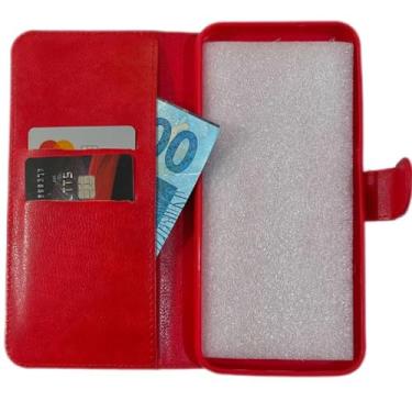 Imagem de Capinha Carteira para Samsung S24 Plus Vermelho