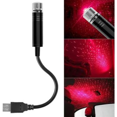 Imagem de Projetor de luz noturna USB estrela, lâmpada noturna para teto de carros, mini lâmpada de projeção de LED, noite especial, decorações românticas, para decoração de quarto, festa, paredes