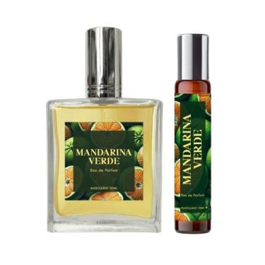 Imagem de Perfume Mandarina Verde Homem 50Ml + Roll On 10Ml Natural - Essência D