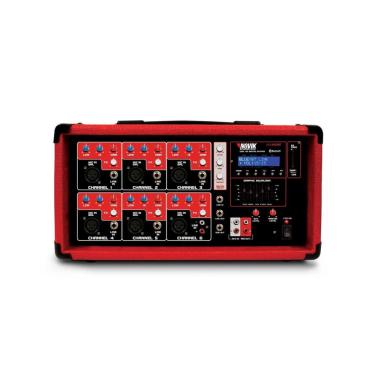 Imagem de Mesa de som amplificada 6 Canais Novik Neo nvk 6400 bt