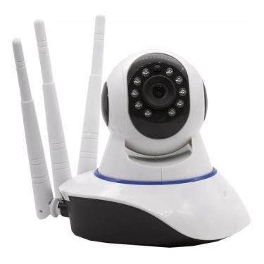 Imagem de Câmera Ip 3 Antenas Wifi Visão Noturna Baba Eletrônica 1080P