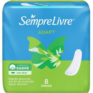 Imagem de Absorvente Sempre Livre® Adapt® Suave sem Abas 8 unidades